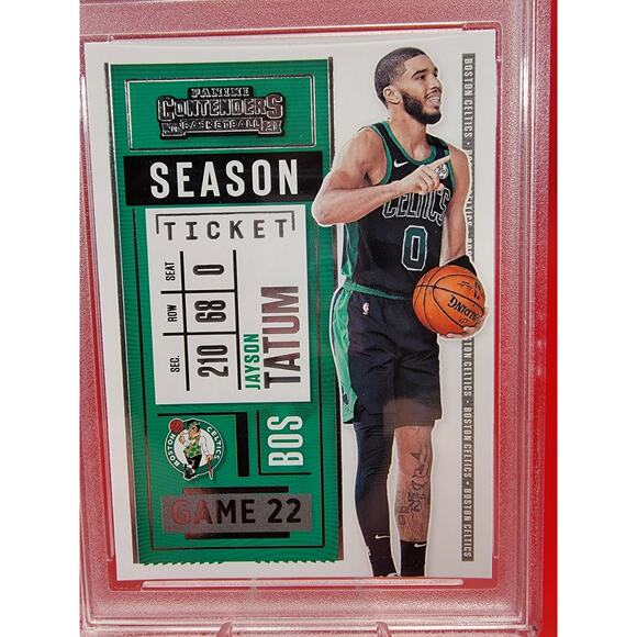 2020 Panini Contenders Season Ticket #87 Jayson Tatum Boston Celtics CCG 10 - Picture 5 of 5